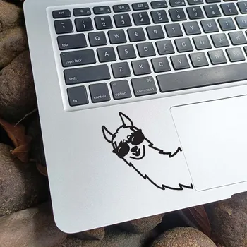 Espreita a Lhama Animal de Vinil Portátil Adesivo para MacBook Pro Ar Retina 11 13 15 Polegadas Notebook Mac Trackpad Decalque de Arte Touchpad Pele