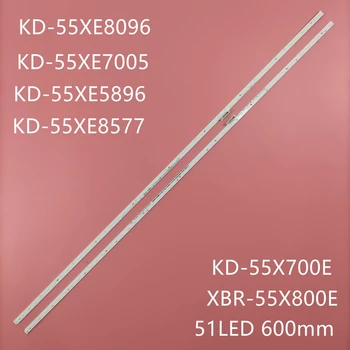 A retroiluminação LED strip para SONY kd-55xe7077 KD-55XE8396 KD-55XE8096 KD-55XE7096 KD-55XE7002 KD-55XE8596 KD-55X720E STO550AP5_51LED