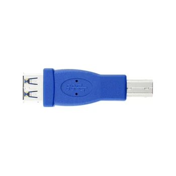 USB 3.0 Tipo Uma Fêmea para Tipo B conector Macho de Conector de Adaptador Conversor USB 3.0 Adaptador de AF para BM
