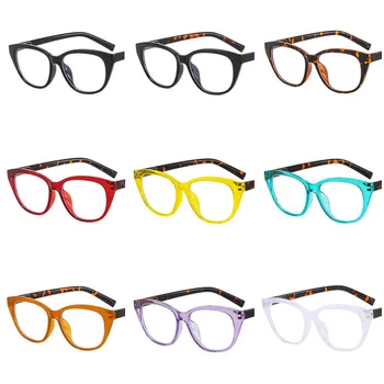 NOVO Anti-Óptico Leve Azul de Óculos Unissex Olho de Gato Óculos Anti-UV Óculos Simplicidade Óculos Leopard Templos Óculos