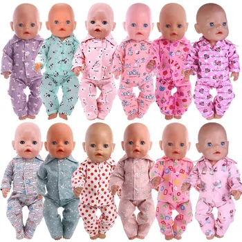 Roupas de boneca Dsiney Cartoon Camisolas Pijamas Ajuste de 18 Polegadas-Americana de Menina&43Cm Novo Bebê Boneca Reborn Zaps Nossa Geração de Brinquedo