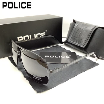 Novo Padrão de POLÍCIA 2829 marca de Moda Óculos Polarizados Homens Piloto de Condução UV400 Óculos de Homens, Marca de Luxo