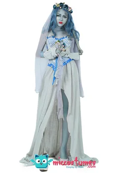 Ghost Bride Esqueleto Vestido De Cosplay Do Traje De Halloween