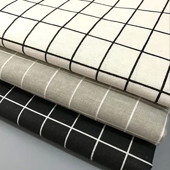 48*150 cm de Tecido de Linho Blackout Material para Cortina de Poliéster Toalha de mesa DIY de Costura, Tecido Por Metro