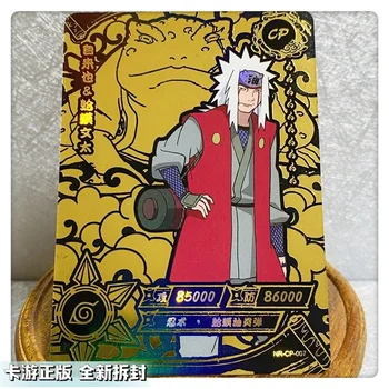 NARUTO ouro preto CP cartão de Capítulo de todos os Uzumaki Naruto, Haruno Sakura e Uchiha Sasuke, Namikaze Minato coleção de jogos de cartas de brinquedo