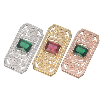suprimentos para jóias por atacado DIY jóias resultados e componentes CZ strass conectores pingente de um colar de pérolas fazer