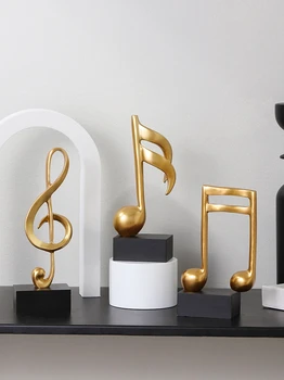 Nordic Music Símbolos de Decoração para o Lar Armário do Vinho Personagem Resinas Sala de estar, mesa de Escritório Mobiliário