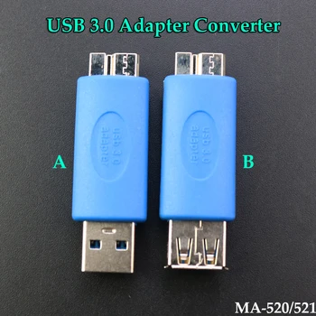 1PCS Cabo Adaptador USB 3.0 USB3.0 Micro B Macho Tipo Uma Fêmea Micro B/AF Adaptador Conversor Com Função de OTG