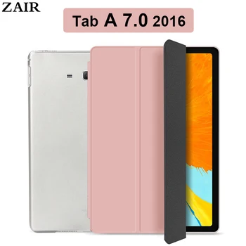 Case para Samsung Tab Um A6 7.0 polegadas de 2016, capa de Couro PU Proteger Shell para Samsung Galaxy Tab 6 Caso SM-T280 SM-T285 Coque