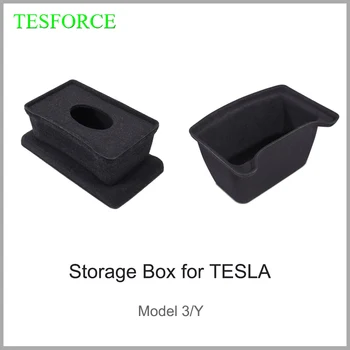 Tesla Model 3/Y Sob O Assento Caixa De Armazenamento De Carro Contentor Do Lixo Organizador Caso Gaveta Titular Modelo Y 2017-2022 Centro De Armazenamento Do Console