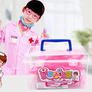 Estetoscópio Médico de Brinquedo Colorido Design Simples, Colorido Mini Médico Kit de Brinquedo para Crianças, Médico de Brinquedo Mini Médico de Brinquedo