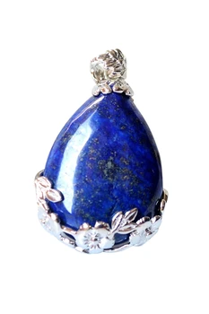 Mulheres Anjo Lágrimas gotas de Água, Pedras Semi-Preciosas Pingente-Lapis lazuli