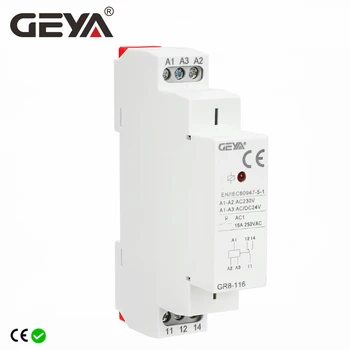 GEYA GR8 AC110V 230V Intermédio do Relé Auxiliar Relé 8A 16A SPDT Electronic Interruptor do Relé