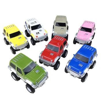 5.2 cm Eletrônico Carro de Pista Brinquedos Jeep Brinquedos Educativos Carro para a Faixa Ferroviária para Crianças Jogar com o controle de Meninos Presentes