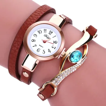 Nova Moda das Mulheres Relógios de Olho pedra preciosa de Luxo, Mulheres Relógios de Ouro, Pulseira de Relógio Feminino Quartzo Relógios de pulso Reloj Mujer 2018 saat