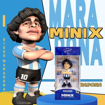 MINIX Novo Maradona, a Estrela do Futebol Figuras 12 CM PVC Maradona China limited edition 999 com numerada modelos de Caixa de Criança Presente Brinquedo