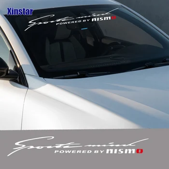 Nismo Carro da Frente Windows Adesivo Para Nissan Tiida Ensolarado QASHQAI de MARÇO de LIVINA, TEANA X-TRAI