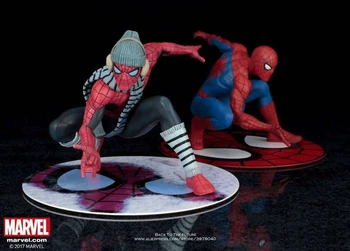 Disney Marvel spider inverno vestido de Baile 15cm Figura de Ação do Anime Mini Decoração de PVC Coleção Nova Brinquedo presente modelo