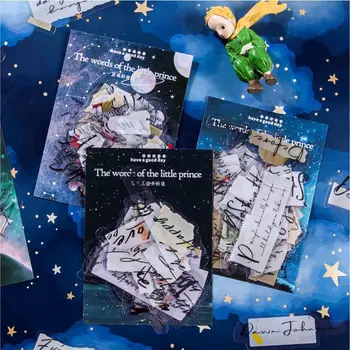 40pcs/muito Kawaii papel de carta Adesivos pequeno príncipe Diário Planejador de Móveis Decorativos Adesivos de Scrapbook DIY de Artesanato Etiquetas