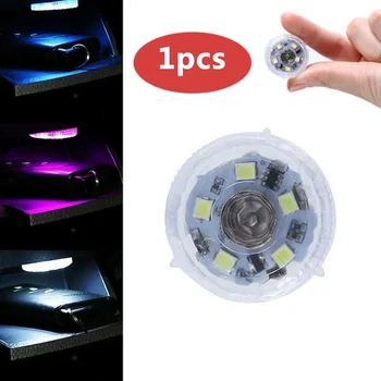 1PCS de Um botão de Estacionamento Led de Toque-sensor de Luz Portátil Auto-adesivo Home Mini Carro de Noite, Lâmpada de Leitura Interior Ambiente Lâmpada