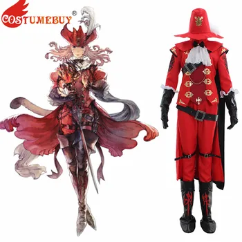 CostumeBuy Jogo Final Fantasy XIV Mago Vermelho Cosplay traje feito de Halloween, Carnaval Roupas de Cosplay