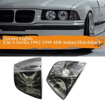 Vire Sinal de Luz Para BMW E36 3-Série 1992-1999 4DR Sedan/Hatch Lente Fumaça o Canto Luzes 63138353279 63138353280