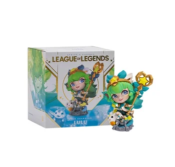 StarGuardian Lulu Figura League of Legends Genuíno Embalagem Original Nova Marca (que não temos no jogo ícones para dar）