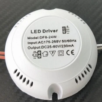 DIODO emissor de Luz do Controlador da Fonte de Alimentação do Transformador de 8-24W / 24-36W CONDUZIU a Lâmpada de Driver