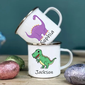 Personalizado Crianças Copo Personalizado de Dinossauro, com o Nome de Café da Festa de Aniversário de Favores para crianças, Crianças de Natal Dia dos Namorados Presente