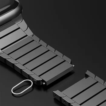 Bracelete Para Apple Relógio Ultra banda 49mm 44mm 40mm, 45mm 41 42 mm em Aço Inoxidável correa iWatch série 8 7 se 6 5 4 3 correia