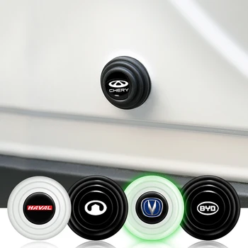 Porta Amortecedor de Silicone Almofada da Proteção Silencioso Junta para Toyota TRD Logotipo Corolla Chr Avensis Yaris Camry Corrida Acessórios