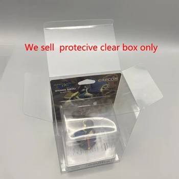 Limpar caixa transparente Para Monster Hunter Aumento amiibo especial exibir a caixa de plástico PET Protector coleção de armazenamento de proteção