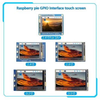 3.2/2.8/3.2/3.5 polegadas GPIO Série 2.4 polegadas/2.8 polegadas/3.2 polegadas/3.5 polegadas touch screen para o Raspberry Pi 4B 3B B+