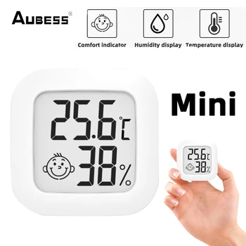 Novo Interior Higrômetro Termômetro Digital Em Graus Celsius/Fahrenheit Mini Thermohygrometer Com O Emocional De Temperatura E Umidade Ferramenta